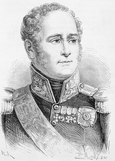 Zar Alexander I. von Russland von French School